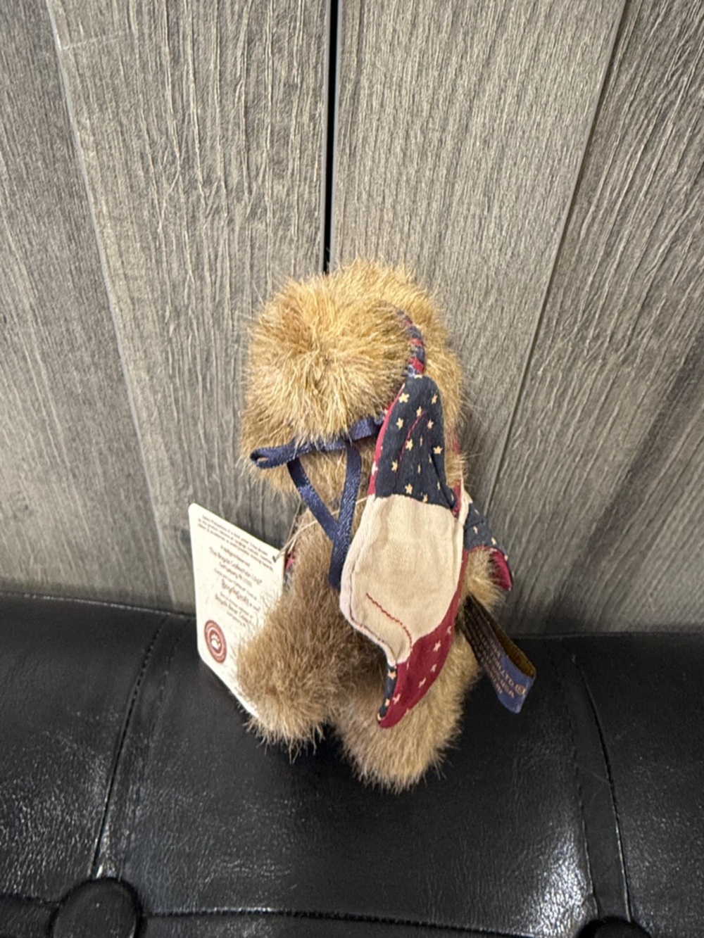 Boyds Bears & Friends Lil' Mischief Brown Bear Stuffed Plush Toy With Tag - Picture 4 of 9